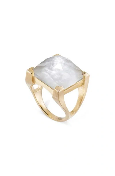 Dean Davidson Plaza Ring In Iridescent Pearl/gold