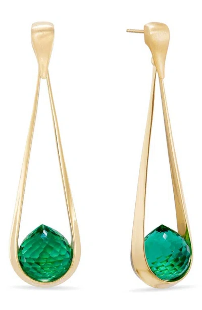 Dean Davidson Samui Simulated Stone Drop Earrings In Gold