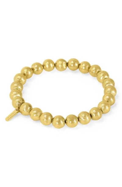 Dean Davidson Signature Beaded Stretch Bracelet In Gold