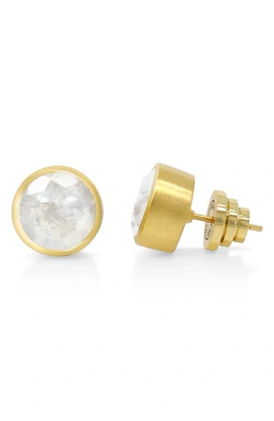 Dean Davidson Signature Large Moonstone Stud Earrings In Gold