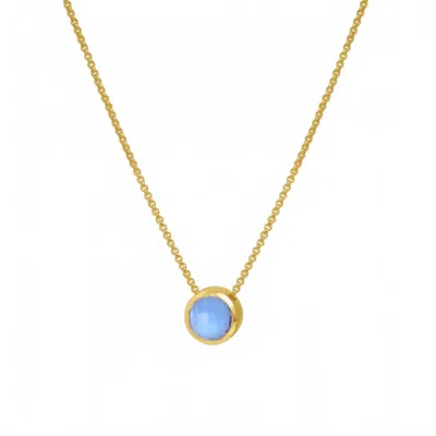 Dean Davidson Signature Midi Knockout Pendant Necklace In Celestial In Blue
