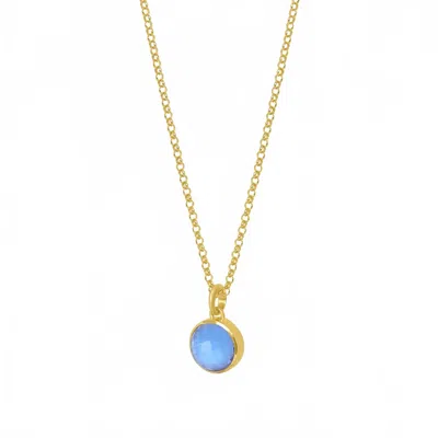 Dean Davidson Signature Pendant Necklace In Celestial Blue And Gold