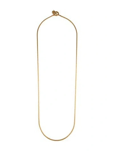 Pre-owned Dean Davidson Snake Chain Lariat Necklace, 36.5" In Multicolor