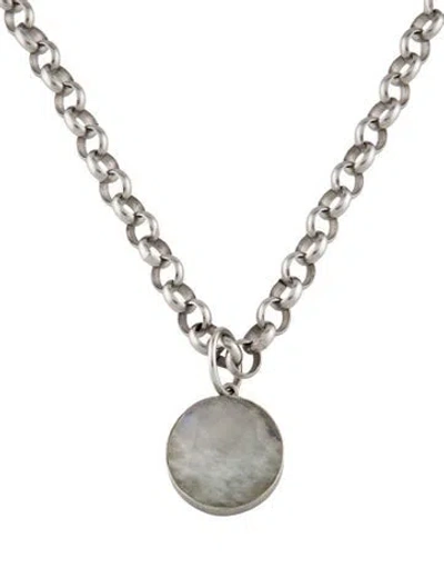 Pre-owned Dean Davidson Stone Pendant Chain Necklace, 21" In Multicolor