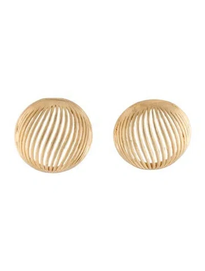 Pre-owned Dean Davidson Trancoso Statement Stud Earrings In Multi