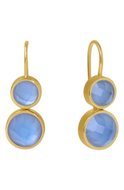 Dean Davidson Tulum Double Droplet Earrings In Multi