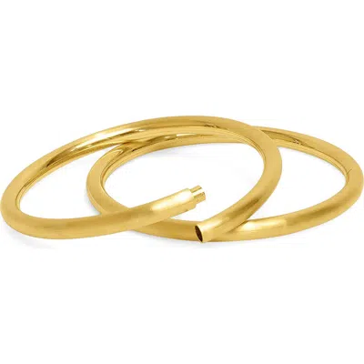 Dean Davidson Twist Midi Dune Bangle Set In Gold
