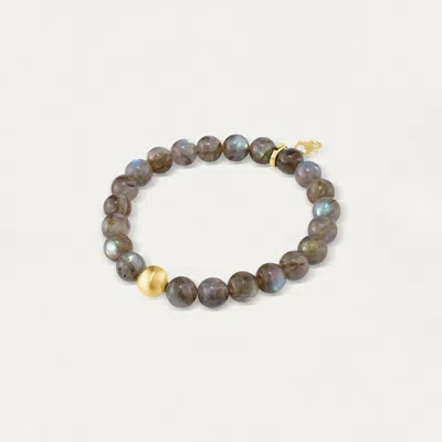 Dean Davidson Women's Ethos Bracelet In Gold/labradorite In Gray