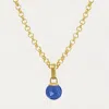 Dean Davidson Women's Manhattan Pendant Small Necklace In Iridescent Midnight Blue/gold In Gold