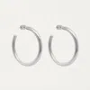 Dean Davidson Women's Midi Dune Hoop Earrings In Silver In Metallic