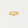 Dean Davidson Women's Mirabeau Pave Stacking Ring In Gold/white Topaz In Gold