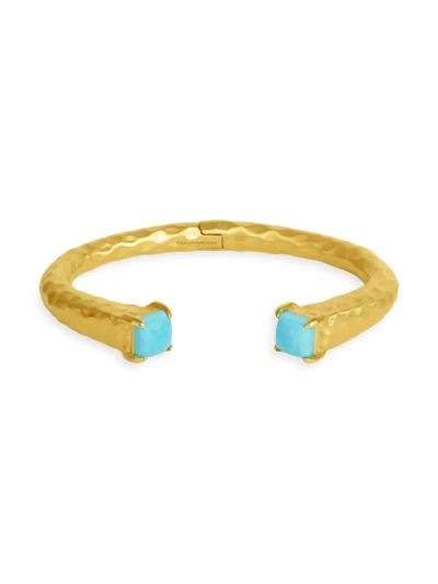 Dean Davidson Women's Nomad 22k-gold-plated & Sleeping Beauty Turquoise Midi Cuff In Turquoise Sky