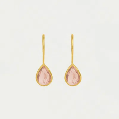 Dean Davidson Women's Nosara Droplet Earrings In Gold/morganite In Brown