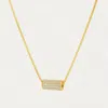 Dean Davidson Women's Petit Pavé 22k-gold-plated & Cubic Zirconia Tube Pendant Necklace In Gold