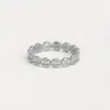 Dean Davidson Women's Petit Pave Stacking Ring In Silver/white Topaz In Metallic