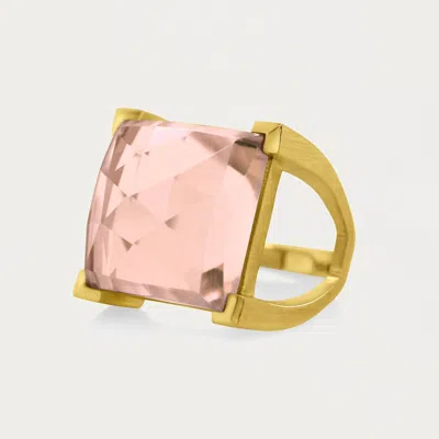 Dean Davidson Women's Plaza Ring In Morganite In Multi