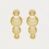 Dean Davidson Salvador Long Drop Earrings In Gold