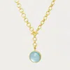 Dean Davidson Women's Signature Collar Necklace In Iridescent Sky Blue/gold In Gold