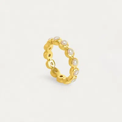 Dean Davidson Women's Signature Eternity Stacking Ring In Gold/pearl