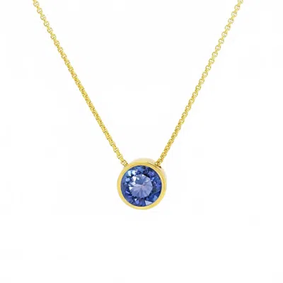 Dean Davidson Women's Signature Midi Pendant Necklace In Gold/midnight Blue