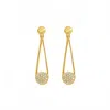 Dean Davidson Women's Signature Pave Mini Ipanema Earrings In Gold/white In Brown