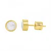 Dean Davidson Women's Signature Small Stud Earrings In Moonstone/gold In Gold