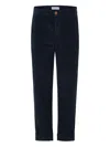 Dean Edmonds Corduroy Cuffed Trousers In Blue