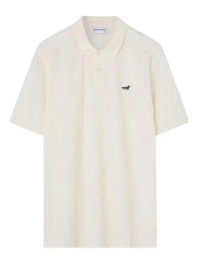 Dean Edmonds Duck-embroidered Polo Shirt In Neutral