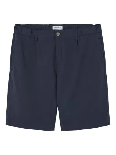 Dean Edmonds Elastic-waist Bermuda Shorts In Blue