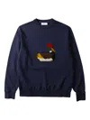 Dean Edmonds Embroidered Sweatshirt In Blue