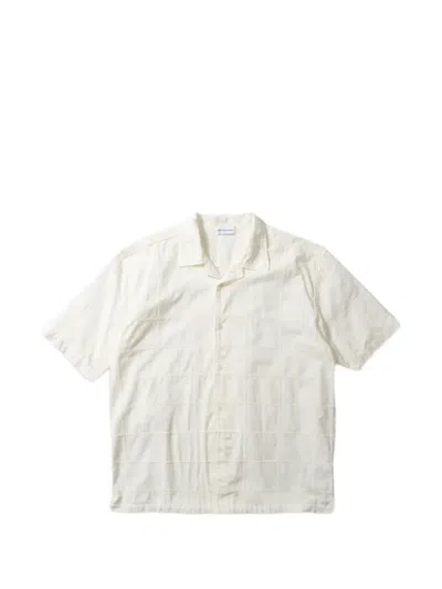 Dean Edmonds Freedom Embroidered Short-sleeve Shirt In White
