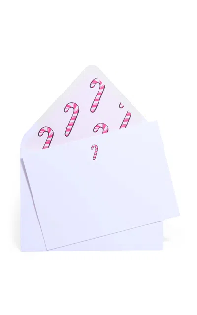 Dear Annabelle Candy Cane Notecards In Multi