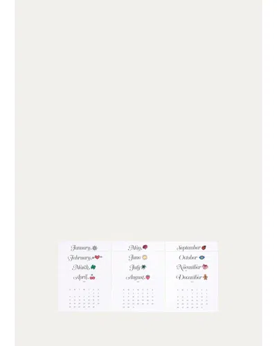 Dear Annabelle Charmed Year Brass Calendar In Multi