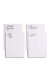 Dear Annabelle Cheeky Set-of-four Notepads In Black