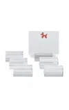Dear Annabelle Clara Set-of-six Crystal Placecard Holders In Clear