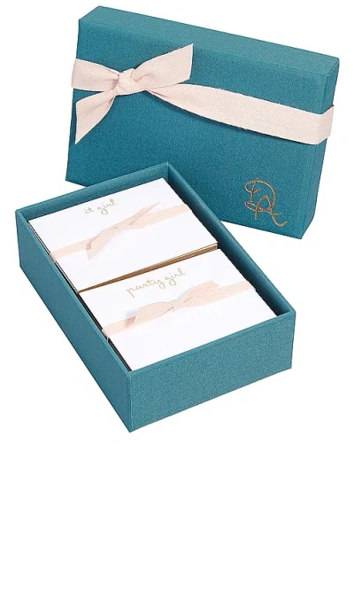 Dear Annabelle Girls Night Place Cards In White