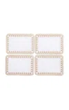 Dear Annabelle Golden Loopy Cocktail Napkins In Multi