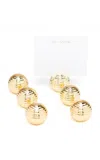 Dear Annabelle Goldie Set-of-six Gold-tone Placecard Holders In Gold