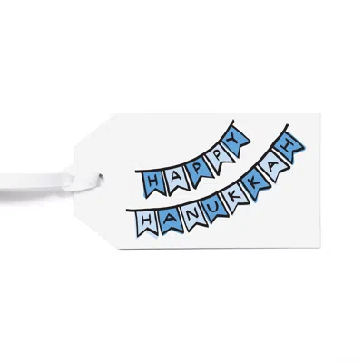 Dear Annabelle Hanukkah Banner Gift Tags In White