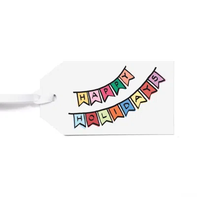 Dear Annabelle Happy Holidays Banner Tags In Multi