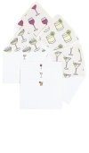 Dear Annabelle Happy Hour Notecard Set In White