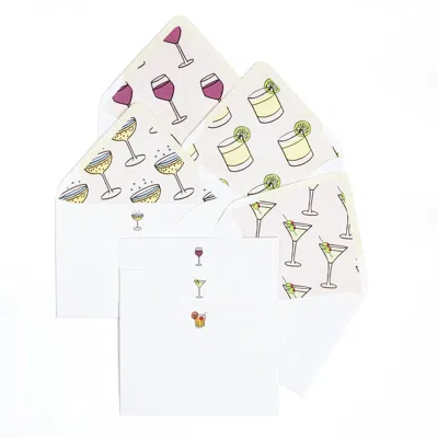 Dear Annabelle Happy Hour Notecards In White