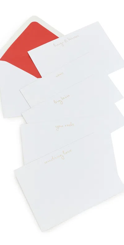 Dear Annabelle Je T'aime Notecards Multi