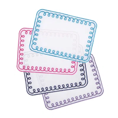 Dear Annabelle Loopy Cocktail Napkins In Multi