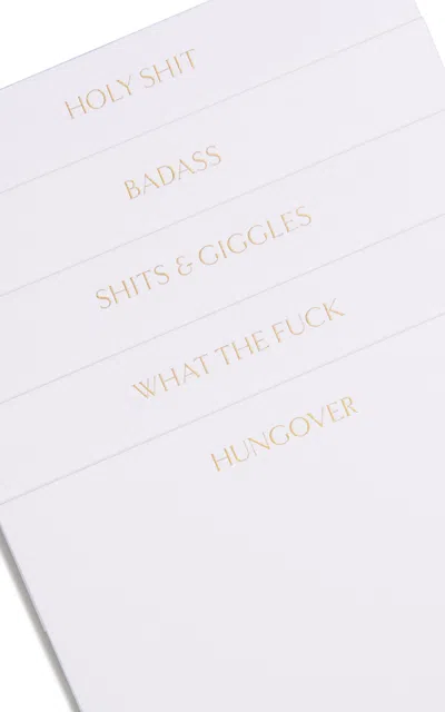 Dear Annabelle Naughty Set-of-ten Notecards In White