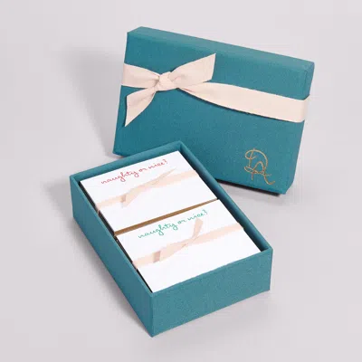 Dear Annabelle Santa's List Place Cards In Green