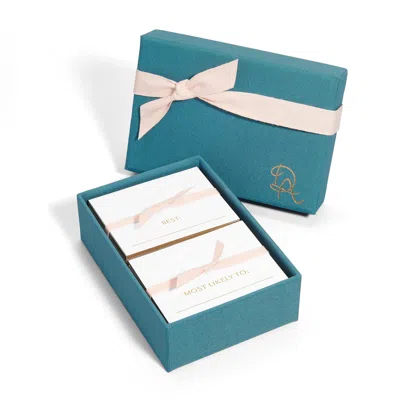 Dear Annabelle Superlatives Place Cards In Green