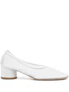 Dear Frances White Balla Pump Mesh Heels In Weiss