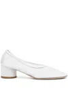 Dear Frances White Balla Pump Mesh Heels In White