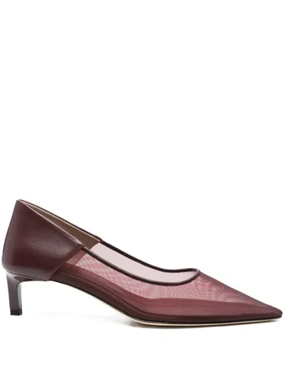 Dear Frances 50mm Topo Pumps In Red